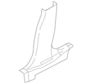 769155RB0A - Body: Lower Center Pillar Trim for Nissan Image image