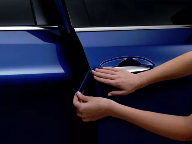 T99D7W6001 - Exterior: Door Edge Protector - Clear - King Cab for Nissan Image