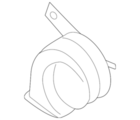25610JF00B - Electrical: High Note Horn for Nissan Image image