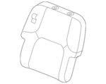 87600ZP95C - Body: Seat Back Assembly for Nissan Image image