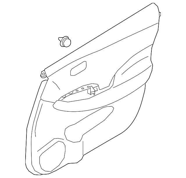 809005SA0B - Body: Door Trim Panel for Nissan Image