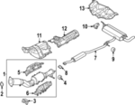 200A06RA2A - Exhaust: Front Pipe for Nissan Image image