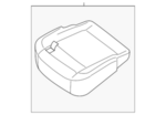 873501PA0A - Body: Seat Cushion for Nissan Image image