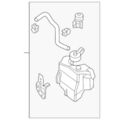 21710ZN50A - Cooling System: Reservoir Assembly for Nissan Image image
