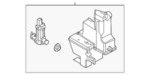 289106RR0A - Body: Washer Reservoir for Nissan Image image