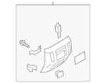 969305ZW0A - Body: Rear Panel Assembly for Nissan Image image