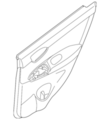 829014AF4A - Body: Door Trim Panel for Nissan Image image