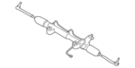490011EA2B - Steering: Gear Assembly for Nissan Image image