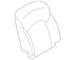 876205ZK5B - Body: Seat Back Cover for Nissan Image image