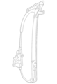 82720EZ00A - Body: Window Regulator for Nissan Image image