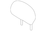 864009FT4B - Body: Headrest for Nissan Image image