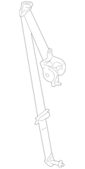 88845ZW08B - Electrical: Belt &amp; Retractor for Nissan Image image