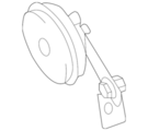 256053NF0A - Electrical: Horn for Nissan Image image