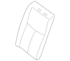 886709HS1A - Body: Seat Back Cover for Nissan Image image