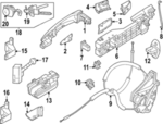 806405MP3B - Body: Handle, Outside for Nissan Image image