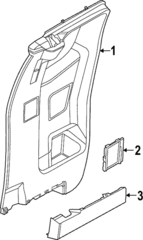 829019BU1A - Body: Door Trim Panel for Nissan Image image