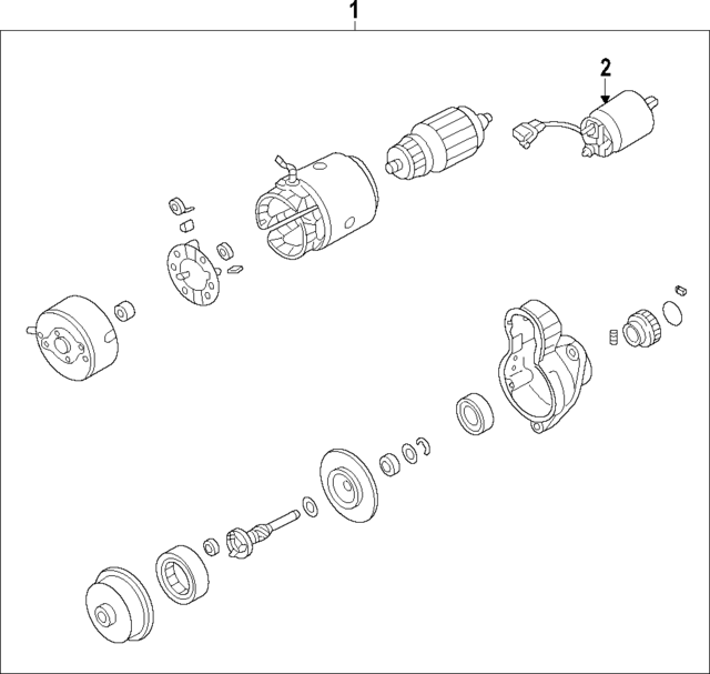 23343EN21A - : Starter Solenoid for Nissan Image