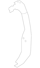 G6514EZ1MA - Body: Lock Pillar for Nissan Image image