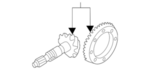 381006RE0A - Universals &amp; Rear Axle: Ring &amp; Pinion for Nissan Image image