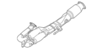 200209DC0A - Exhaust: Front Pipe for Nissan Image image