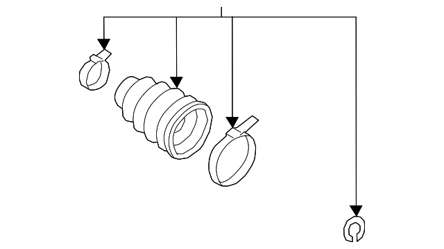 C97417Y01K - : Inner Boot for Nissan Image