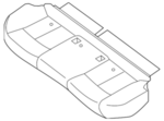 883004FU7A - Body: Cushion Assembly for Nissan Image image