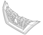 623106RA0A - Body: Grille for Nissan Image image