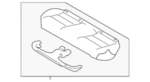 883009HF0A - Body: Cushion Assembly for Nissan Image image