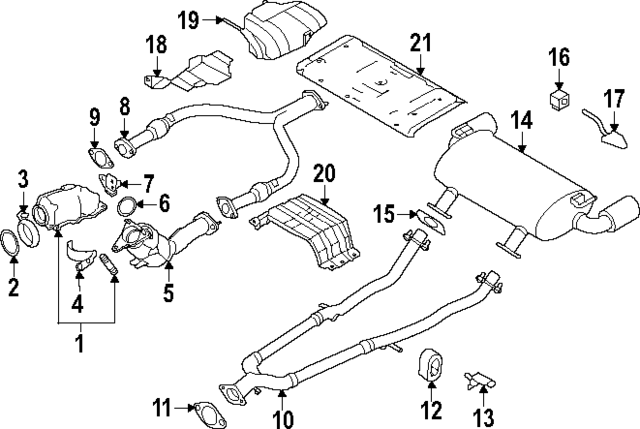 208175CB0B - : Catalytic Converter Bracket for Nissan Image