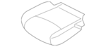 873709UF2C - Body: Cushion Cover for Nissan Image image