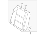 87650ZR27A - Body: Seat Back Assembly for Nissan Image image