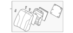87650ZK45A - Body: Seat Back Assembly for Nissan Image image