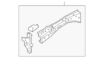 G51113TAAD - Body: Inner Rail for Nissan Image image