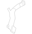 278104RA0A - Body: Defroster Duct for Nissan Image image