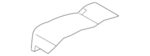 883611LB0A - Body: Seat Cushion Pad for Nissan Image image