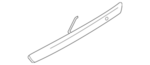 84810EM40A - Body: Finish Molding for Nissan Image image