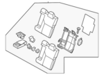 886505EL1A - Body: Seat Back Assembly for Nissan Image image