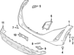 622535MP0A - Body: Mount Bracket for Nissan Image image