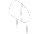 864006LM2E - Body: Headrest for Nissan Image image