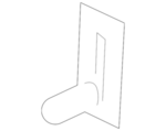 904791LA0A - Body: Support Cylinder Lower Bracket for Nissan Image image