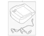 873509JB6A - Body: Seat Cushion for Nissan Image image