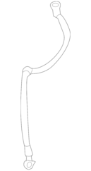 462113NA1A - Brakes: Brake Hose for Nissan Image image