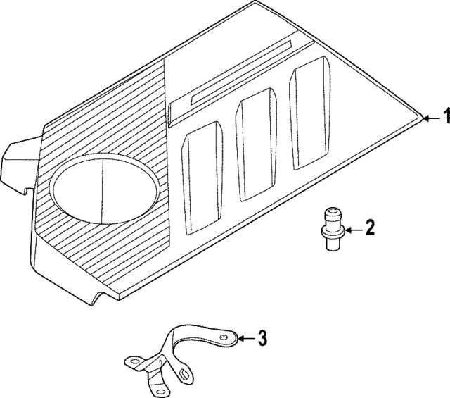 140416RZ0B - : Engine Cover for Nissan Image