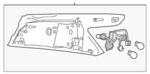 265554RA2A - Electrical: Tail Lamp Assembly for Nissan Image image