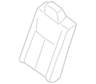 886616LB0A - Body: Seat Back Pad for Nissan Image image