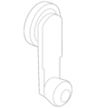 80760JJ00A - Body: Window Handle for Nissan Image image