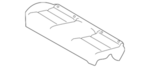 883209HF0C - Body: Cushion Cover for Nissan Image image