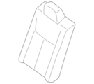 886203YU6C - Body: Seat Back Cover for Nissan Image image