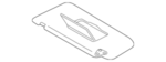 964001FC0A - Body: Sun-visor for Nissan Image image