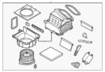 272001EA0E - HVAC: Blower Assembly for Nissan Image image